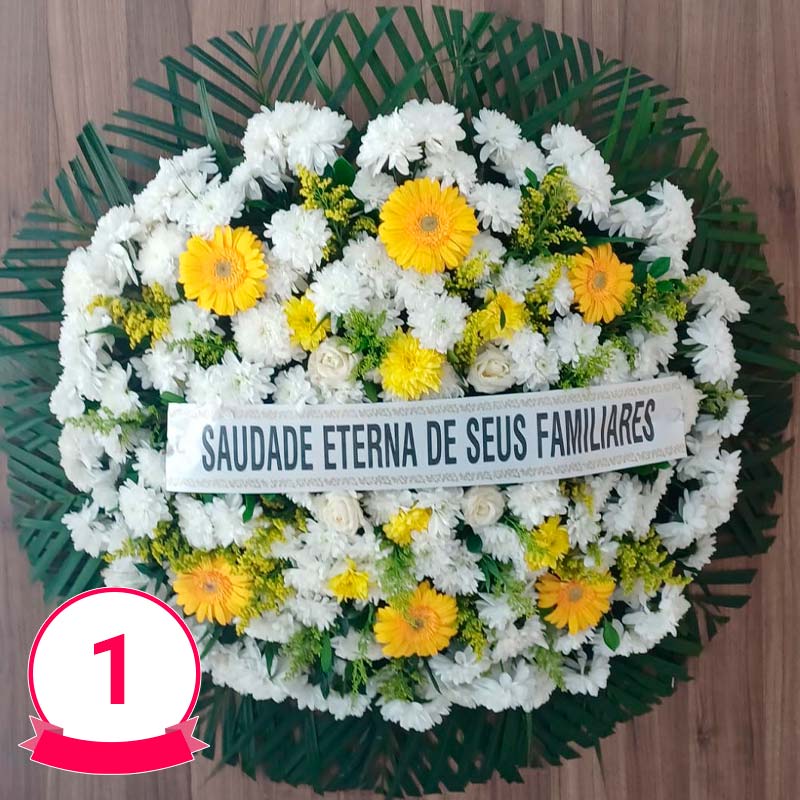 foto de coroa de flores em vitória