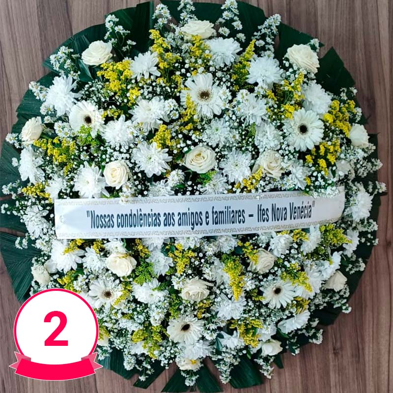 foto de coroa de flores em vitória