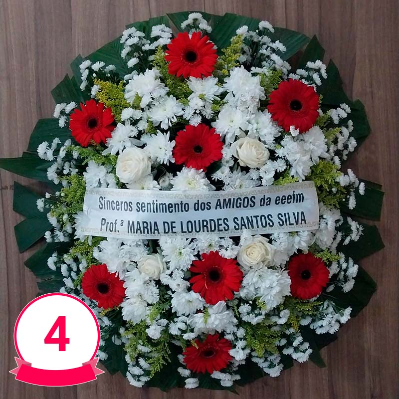 foto de coroa de flores em vitória