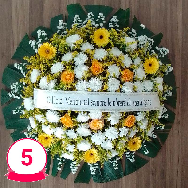foto de coroa de flores em vitória