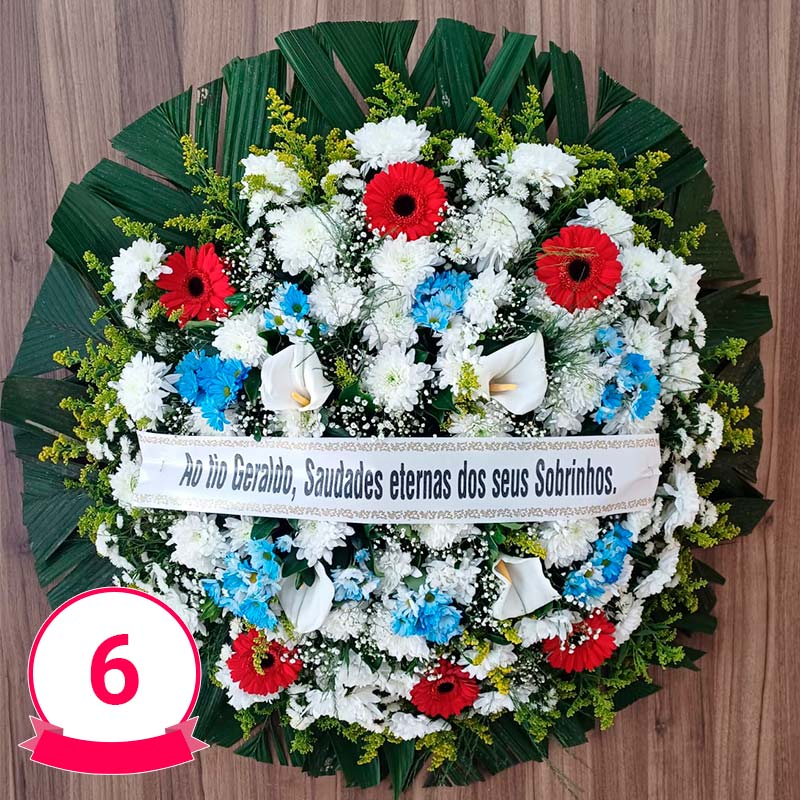 foto de coroa de flores em vitória