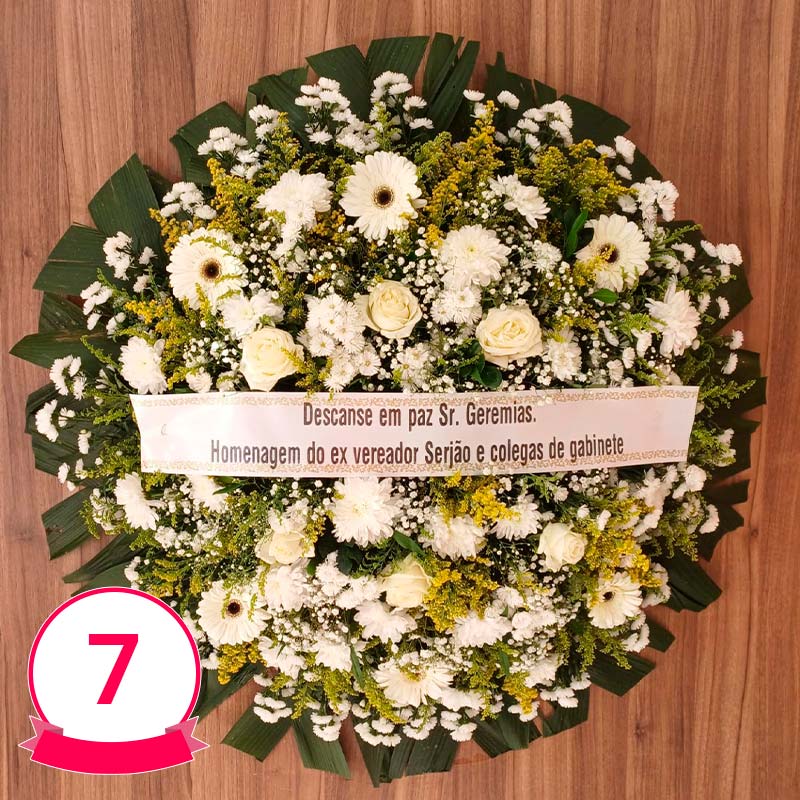 foto de coroa de flores em vitória