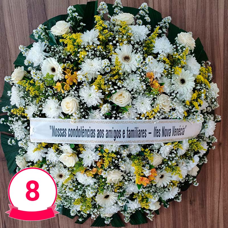 foto de coroa de flores em vitória