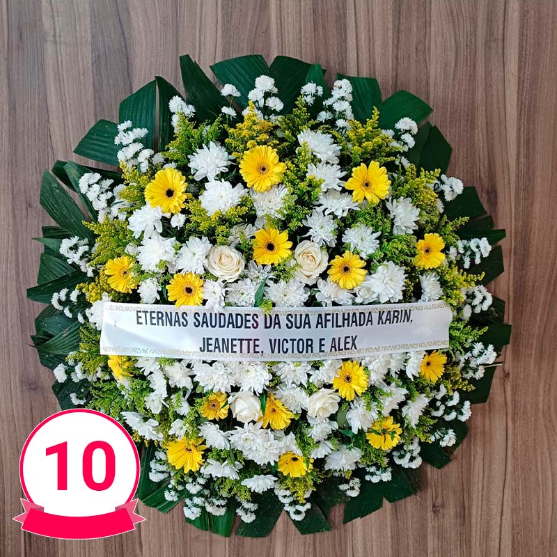 foto de coroa de flores em vitória