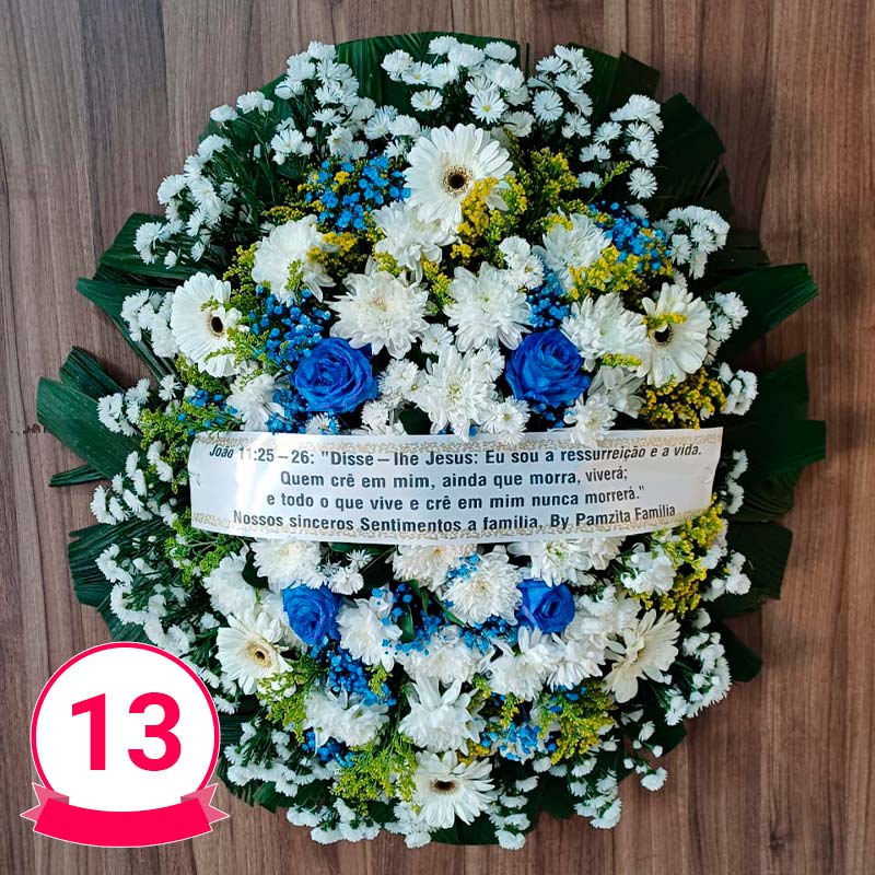foto de coroa de flores em vitória