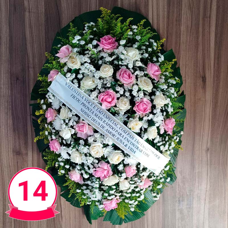 foto de coroa de flores em vitória