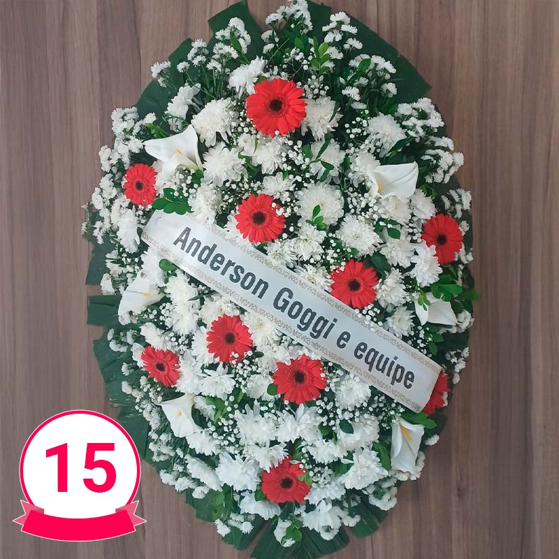 foto de coroa de flores em vitória