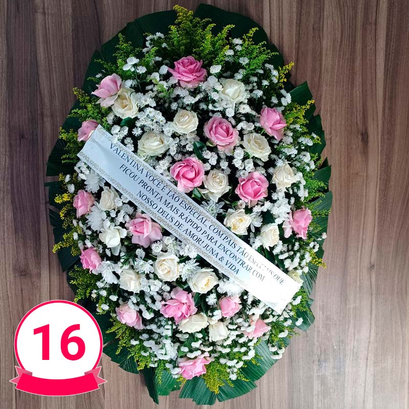foto de coroa de flores em vitória