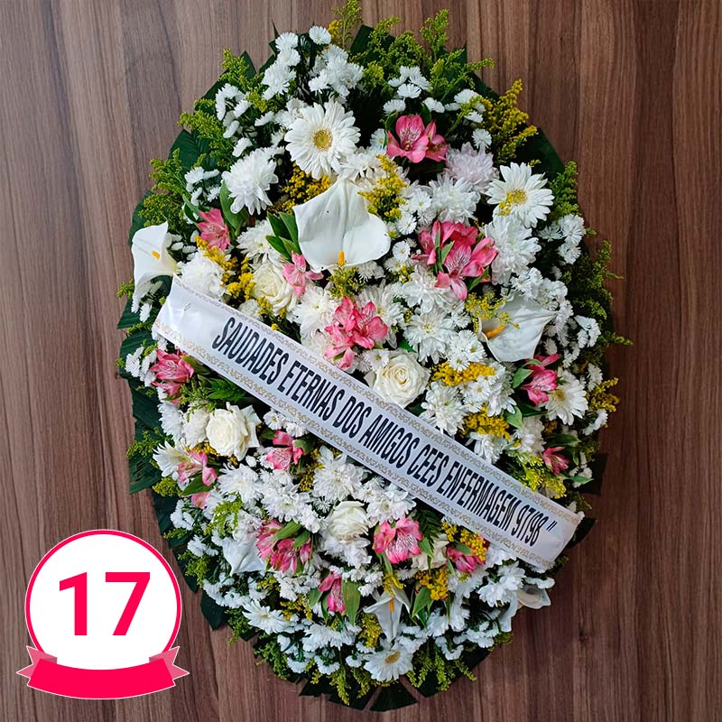 foto de coroa de flores em vitória